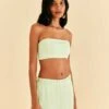 Farm Rio Mint Sleeveless Crop Top -Farm Rio Fashion Store 316420 01