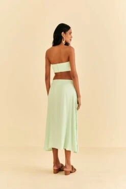 Farm Rio Mint Midi Skirt -Farm Rio Fashion Store 316421 03