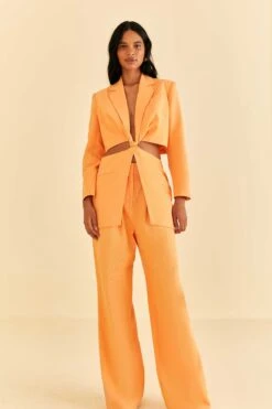 Farm Rio Peach Low Waisted Pants -Farm Rio Fashion Store 316423 03