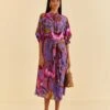 Farm Rio Purple Maxi Flowers Maxi Dress 2 Farm Rio Purple Maxi Flowers Maxi Dress -Farm Rio Fashion Store 318178 02
