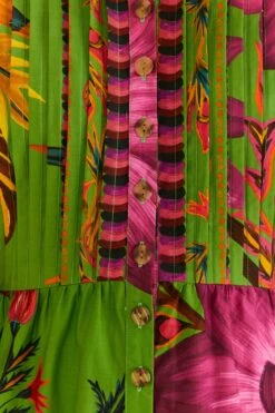 Farm Rio Maxi Flowers Organic Cotton Maxi Dress -Farm Rio Fashion Store 318179 05