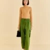 Farm Rio Green Organic Cotton Cargo Pants -Farm Rio Fashion Store 318182 01