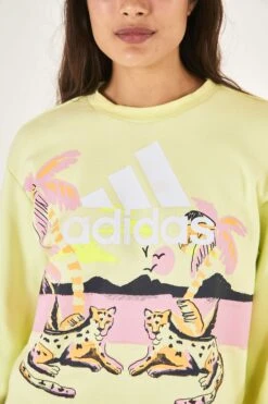 ADIDAS FARM TOTALLY NEW RIO SWEATER PINK -Farm Rio Fashion Store HE4938 NEON 03 200b640e 90e8 45ad b0bd 6b9a1e0d3346