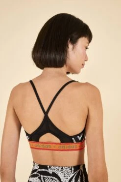 Farm Rio ADIDAS FARM LS Bra Black -Farm Rio Fashion Store HI5223 03