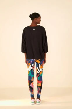 Farm Rio Adidas Farm Gfx Tee Black -Farm Rio Fashion Store HS1177 04