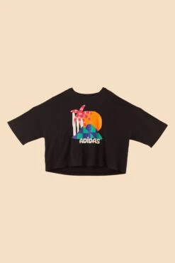 Farm Rio Adidas Farm Gfx Tee Black -Farm Rio Fashion Store HS1177 06