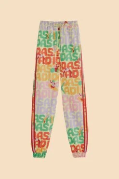 Farm Rio Adidas Farm Trackpants Pearl Citrine -Farm Rio Fashion Store HS1182 06