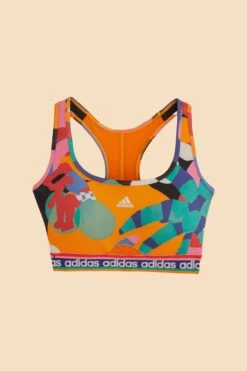 Farm Rio Farm Medium-Support Bra Bold Green / Better Scarlet -Farm Rio Fashion Store HS1187 06