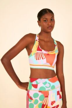 Farm Rio Adidas Farm Medium-Support Bra Gold