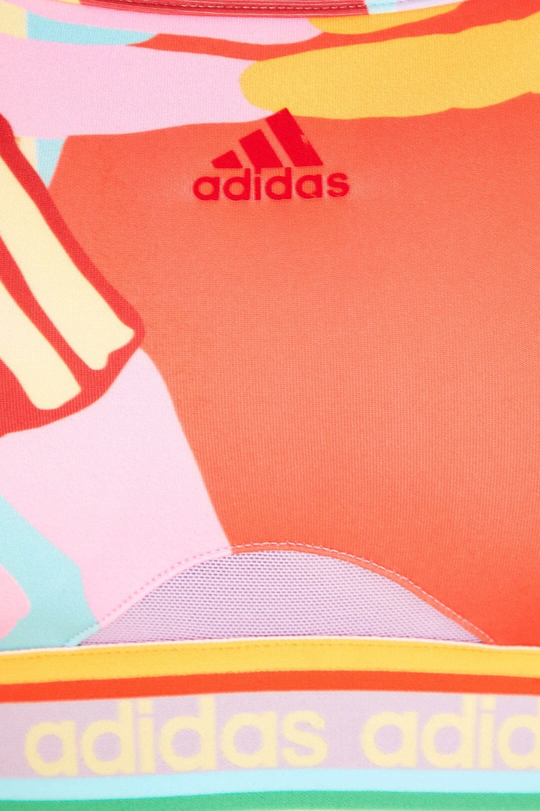 Farm Rio Adidas Farm Medium-Support Bra Gold 6 Farm Rio Adidas Farm Medium-Support Bra Gold - Image 5