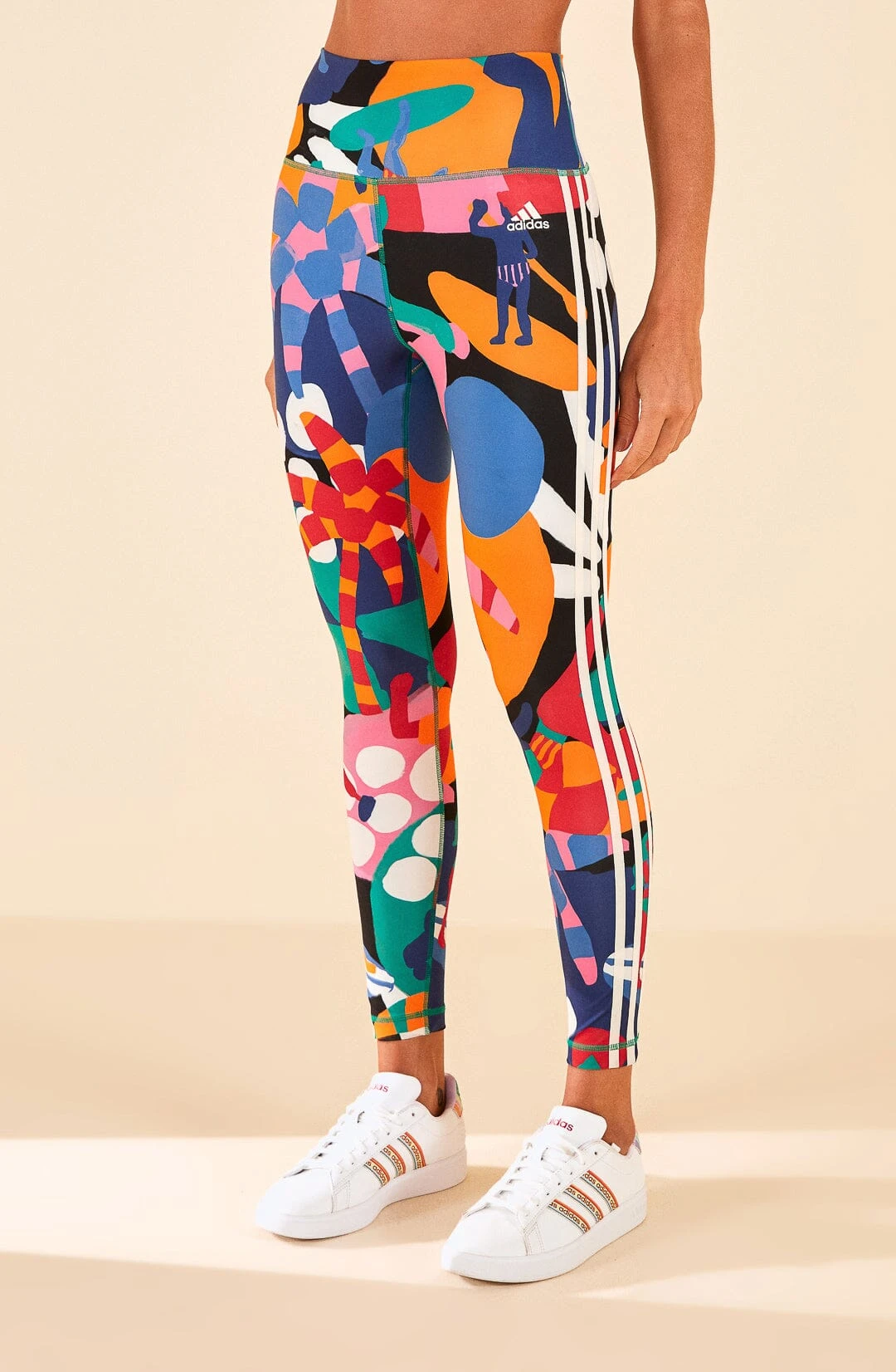 Farm Rio Adidas Farm Training Tights Green 5 Farm Rio Adidas Farm Training Tights Green - Image 3