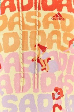 Farm Rio Adidas Farm Hoodie Pearl Citrine -Farm Rio Fashion Store HS1196 05