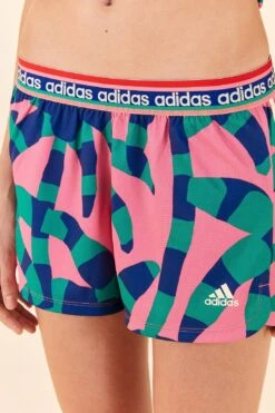 Farm Rio Adidas Farm Pacer Shorts Magenta -Farm Rio Fashion Store HS1197 03