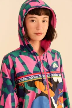 Farm Rio Adidas Farm Jacket Green -Farm Rio Fashion Store HS1205 03