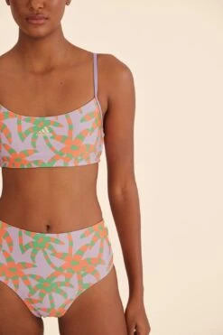 Farm Rio Adidas Farm Bikini Purple -Farm Rio Fashion Store HZ4121 04